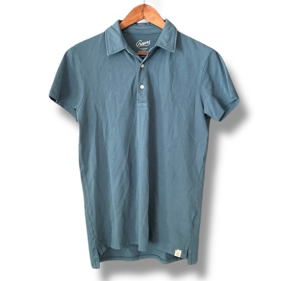 Grayers Other - Grayers Aegean Blue Stretch Micro Pique Polo Shirt Size XSmall